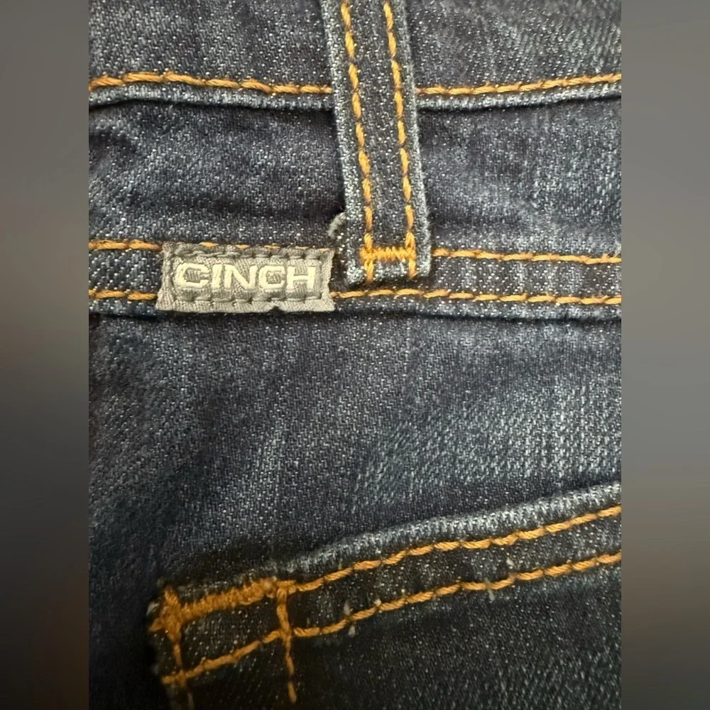 Cinch Women’s Jenna Dark Wash Bootcut Slim Fit Stretcg Denim Jeans Size 26 / 1R